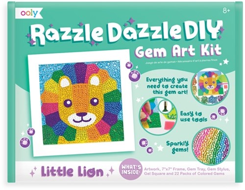 Ooly - Razzle Dazzle DIY Gem Art Kit - Lil' Lion