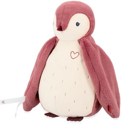 Kaloo knuffel pinguïn roze met white noise en recorder