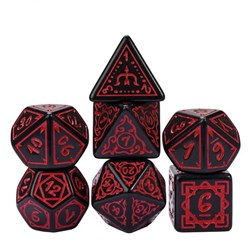 Foam Brain Games dobbelstenen Cryptic Knots Dried Blood set voor RPG