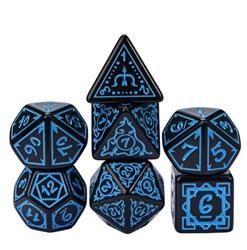 Foam Brain Games dobbelstenen Cryptic Knots Ocean set voor RPG spellen