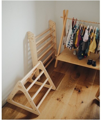Kinderfeets Houten Driehoek / Triangle Klimrek / Klimdriehoek - Small-3