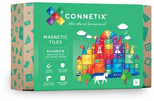 Connetix Rainbow Creative Pack 102 pc