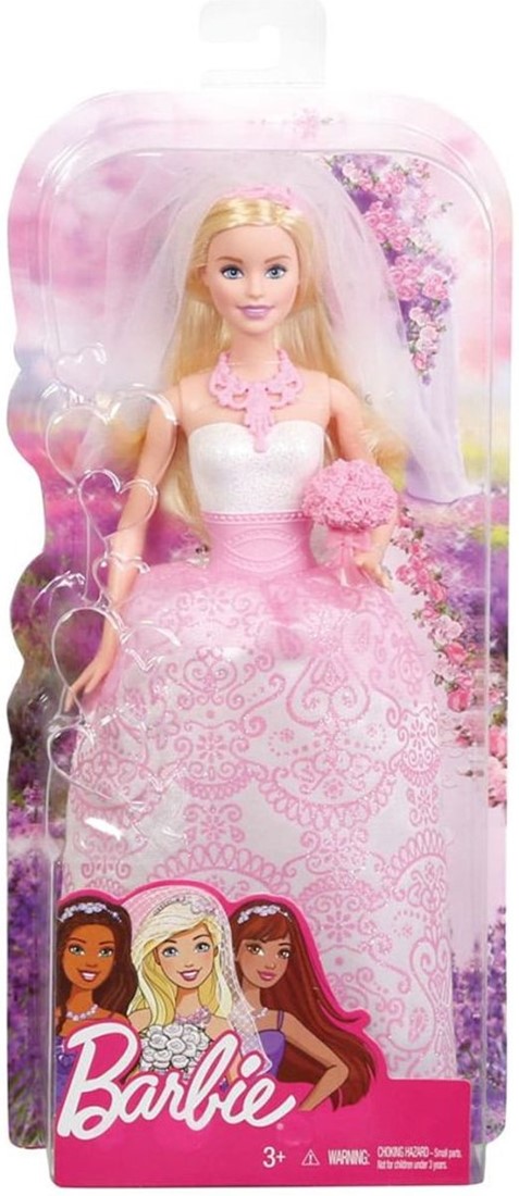 Barbie bruid bij Happy