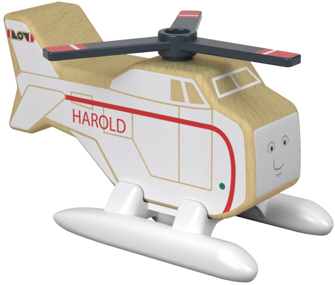 Bediening mogelijk grens Bewijs Thomas and Friends houten helikopter Harold bij Planet Happy