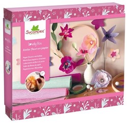 Sycomore knutselset bloemen decoratie papier vanaf 7 jaar