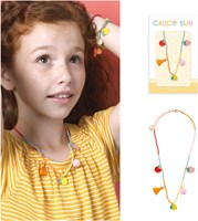 Calico Sun kindersieraad kleurrijke kralenketting Clementine verstelbaar-2