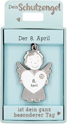 Depesche beschermengel hanger sleutelhanger 08 april cadeau