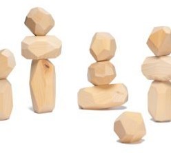 Ocamora houten stapelspel Teniques 12 stuks educatief speelgoed-3