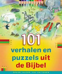 Kok Bijbel verhalen en puzzels - 101 verhalen en raadsels boek