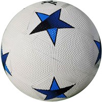 SportX voetbal rubber Blue Star 360-380gr voor kinderen-2