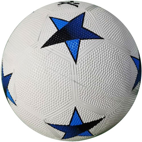 SportX voetbal rubber Blue Star 360-380gr voor kinderen-2