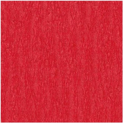 Mercurius crêpepapier 50x250 cm rood - knutselpapier 10 rollen