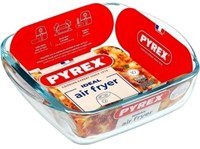 Pyrex ovenschaal airfryer 20x17 cm borosilicaatglas transparant