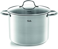 Fissler kookpan roestvrij staal 24 cm met glazen deksel - 5,3 liter