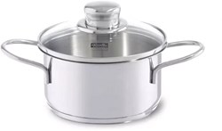 Fissler kookpan RVS 14 cm met deksel - Inductie geschikt