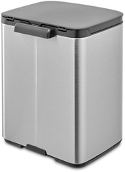 Brabantia afvalemmer Bo 7L - Matt Steel Fingerprint Proof prullenbak
