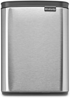 Brabantia afvalemmer Bo 7L - Matt Steel Fingerprint Proof prullenbak-2