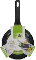 Greenpan koekenpan keramisch antiaanbaklaag PFAS vrij 20cm zwart