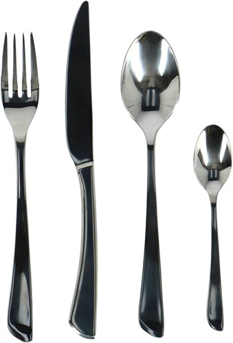 Amefa bestekset Juno 24-delig - RVS zilver - modern design-2