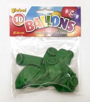Globos 10 Groene ballonnen in zak