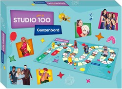 Studio 100 ganzenbord spel - jubileum editie met dobbelsteen en pionnen