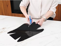 NoStik bakfolie cakevorm antikleef tot 32cm duurzaam wit