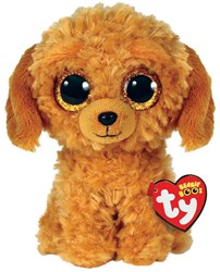 Ty knuffel Beanie Boo Golden Hond Noodles 15cm pluche speelgoed