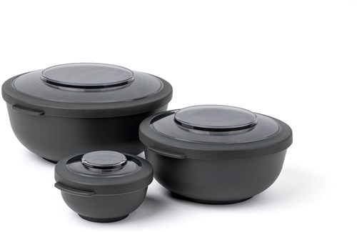 Amuse Tylla bewaardozen set - voedselkommen 3-delig multicolor-2