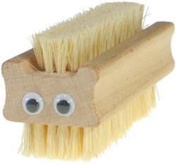Kids at Work borstel speelgoed raccoon - creatieve kinderborstel