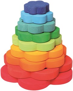 Grimms Houten Stapeltoren Bloemen grimms kopen in de aanbieding Grimms Houten Stapeltoren Bloemen grimms kopen in de aanbieding