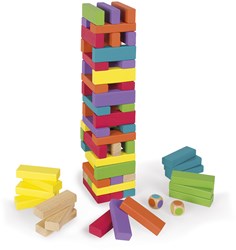 Janod Evenwichtsspel - Houten Toren Jenga Gezelschapsspel