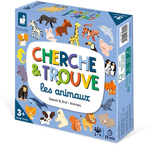 Janod Zoek en Vind Spel - Dieren - Educatief Spel voor Kinderen-3