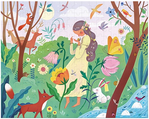 Janod puzzel - natuur legpuzzel - 200 stukjes - educatief karton-3