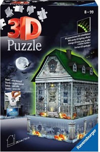 Ravensburger 3D Puzzles Gebouwen Night Edition Spookhuis