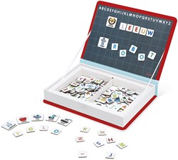 Janod magneetboek alfabet - educatief speelgoed magneetset
