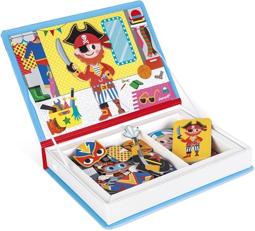 Janod Magnetibook - Magneetboek Verkleedfeest Jongens - Educatief Speelgoed-3