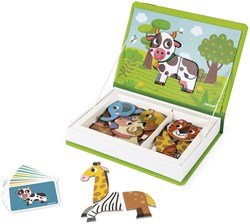 Janod Magnetibook - Educatief Magneetboek Dieren met 30 Magneten