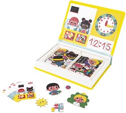 Janod Magnetibook - Klok kijken - Educatief magneetspel voor kinderen