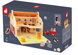 Janod boerderij houten speelgoed - Mijn eerste boerderij set met accessoires