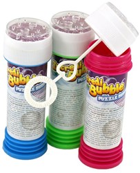 Bellenblaas speelgoed met geduldspelletje - 60 ml kleurrijk plezier