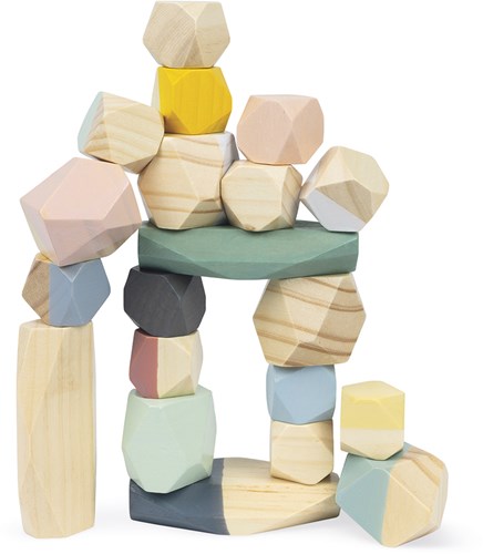Janod stapelstenen Sweet Cocoon - houten bouwstenen voor kinderen-3