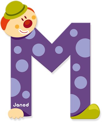 Janod Clown Letter -  M