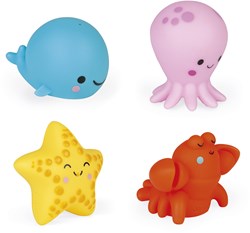 Janod Badspeelgoed - Spuitfiguur Zeedieren