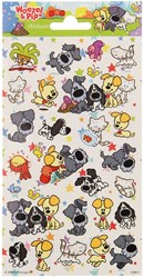 Totum stickervel Woezel & Pip - stickers voor kinderen - multicolor