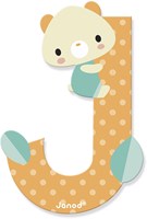Janod houten speelgoed - Pure Alfabet letter J voor kinderen