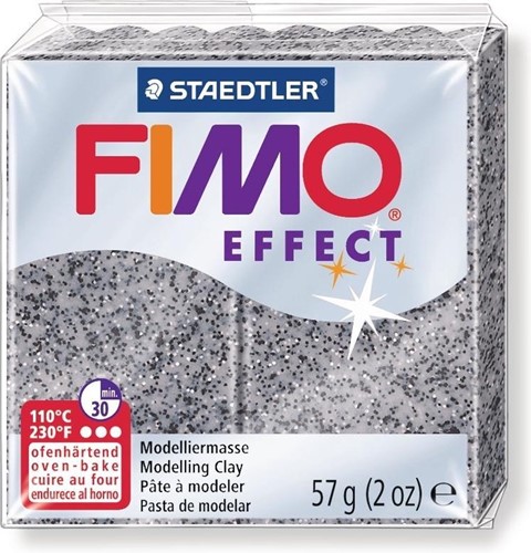 Fimo Effect boetseerklei 57g Graniet Grijs - 803
