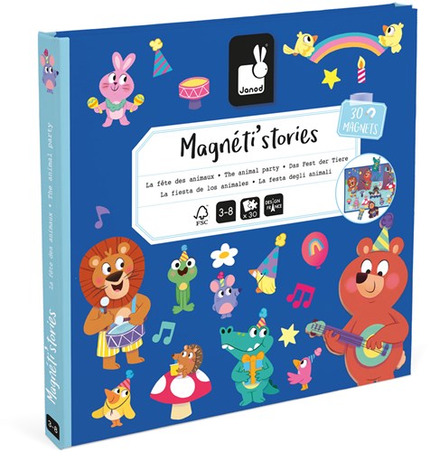 Janod Magneti Stories - Dierenfeest