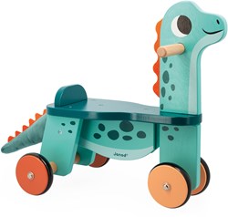 Janod Dino - Loopfiets Portosaurus - Houten Ride-on Dinosaurus