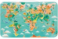 Janod houten magneetbord dinosaurus wereldkaart educatief speelgoed-3