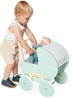 Janod Zen - Houten poppenwagen voor kinderen tot 42 cm poppen-3